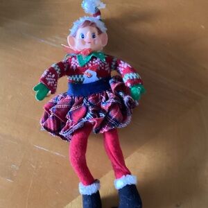 ELF Festive Holiday Elf Decor - Red and Green